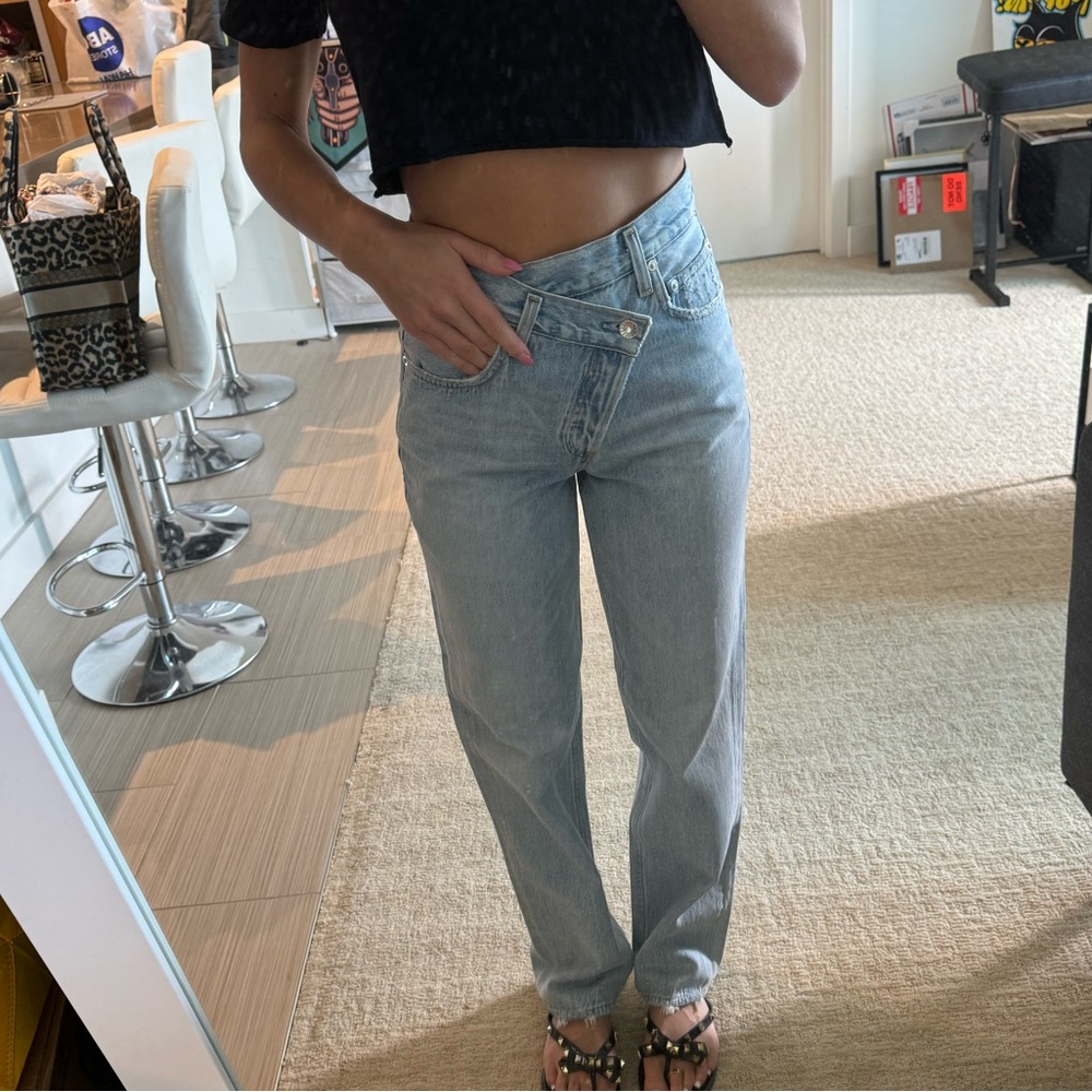 AGOLDE CRISS CROSS UPSIZED SUBURBIA JEAN